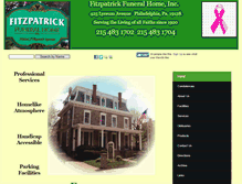 Tablet Screenshot of fitzpatrickfuneral.com